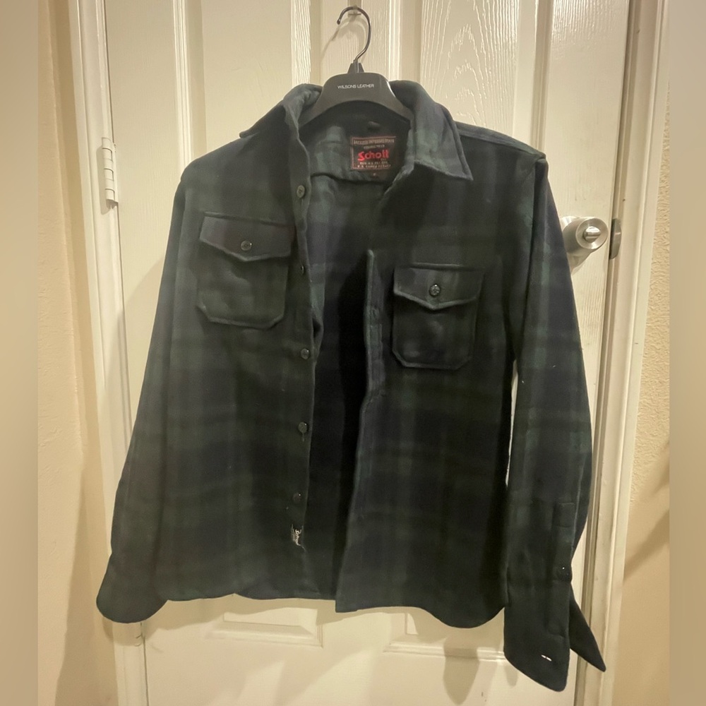 Schott cpo wool shirt, medium